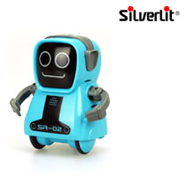 Silverlit PokiBot robot - 8 cm - blauw Main Image - 1