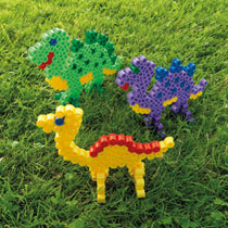 Hama strijkkralenset Dinosaurus met legbord set - 600-delig Main Image - 1