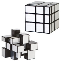 Magic kubus puzzel - zilverkleurig