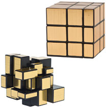Magic kubus puzzel - goudkleurig