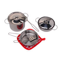 Johntoy Home and Kitchen stalen pannenset - 8-delig productafbeelding 2