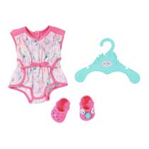 BABY born pyjama met schoenen - roze Main Image - 0