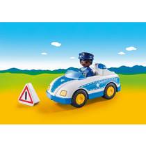 PLAYMOBIL 1.2.3 politiewagen 9384 Main Image - 1