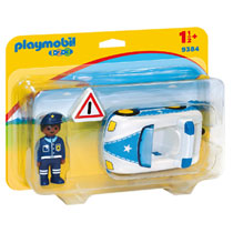 PLAYMOBIL 1.2.3 politiewagen 9384 Main Image - 0