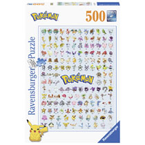 Ravensburger puzzel Eerste generatie Pokémon - 500 stukjes