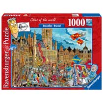Ravensburger puzzel Fleroux Cities of the world: Brussel - 1000 stukjes