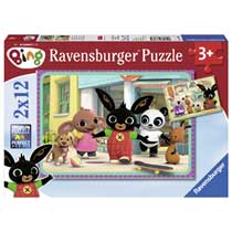 Ravensburger puzzel Bing Bunny - 2 x 12 stukjes