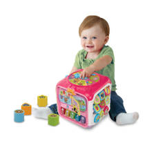 VTech Baby activiteiten kubus - roze productafbeelding 3
