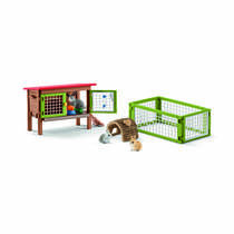schleich FARM WORLD konijnenhok 42420 productafbeelding 2