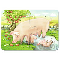 RAVENSBURGER BOERDERIJDIEREN 2/4/6/8P