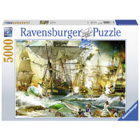 Ravensburger puzzel gevecht op de hoge zee - 5000 stukjes