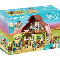 PLAYMOBIL Spirit paardenschuur met Lucky Pru en Abigail 70118