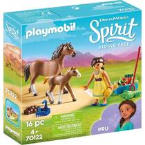 PLAYMOBIL Spirit speelset Pru met paard en veulen 70122