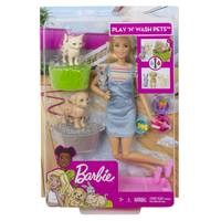 Barbie speelset huisdieren wassen Main Image - 0