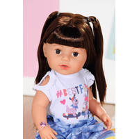 BABY BORN SOFT TOUCH SISTER BRUNETT 43CM