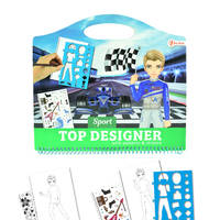 Top Designer schetsboek race met stickers