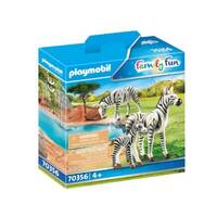 PLAYMOBIL Family Fun zebra's met baby 70356