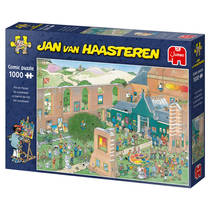 Jumbo Jan van Haasteren puzzel de kunstmarkt - 1000 stukjes productafbeelding 4