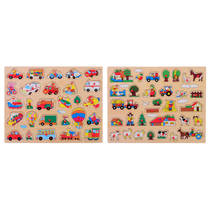 Houten knopjespuzzel - 45 x 35 cm productafbeelding 3