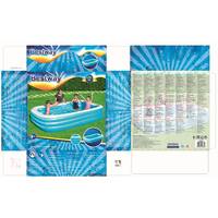BESTWAY FAMILY POOL RECTANGLE DELUXE 305