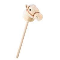 Stokpaard met geluid - bruin/beige productafbeelding 2