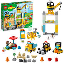 LEGO DUPLO torenkraan en bouwterrein 10933