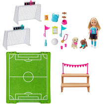 Barbie Dreamhouse Adventures Chelsea voetbalspeelset Main Image - 1