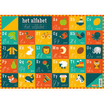 Educatieve onderlegger Het alfabet