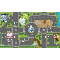 Kids Globe verkeerskleed met LED verkeerslichten - 72 x 120 cm productafbeelding 2