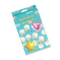 Ballonnen in eenhoorn stijl set 12-delig