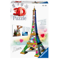 Ravensburger 3D-puzzel Eiffeltoren Love editie - 216 stukjes