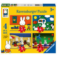 Ravensburger Nijntje 4-in-1 puzzelset Nijntjes verjaardag - 12 + 16 + 20 + 24 stukjes