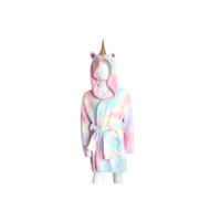 Little Concepts Unicorn badjas - maat 6/9 jaar