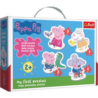 Mijn eerste puzzels Lovely Peppa Pig puzzelset - 3 + 4 + 5 + 6 stukjes