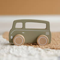 Little Dutch houten busje - olijfkleurig productafbeelding 4
