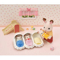Sylvanian Families drieling Chocoladekonijn verzorgingsset productafbeelding 6
