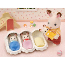 Sylvanian Families drieling Chocoladekonijn verzorgingsset productafbeelding 7