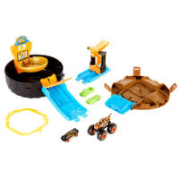 Hot Wheels monstertruck stuntbandenset productafbeelding 2