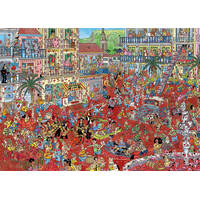 Jumbo Jan van Haasteren puzzel La Tomatina - 1000 stukjes Main Image - 1