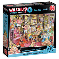 Jumbo Wasgij Retro Mystery 5 puzzel zondagse lunch - 1000 stukjes