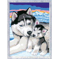 Ravensburger Schilderen op nummer huskies Main Image - 1