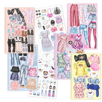 TOPModel Dress Me Up Kitchy Angel stickerboek Main Image - 1