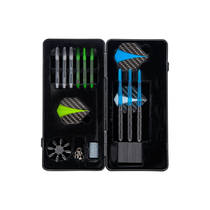 Longfield Games steel darts set - zwart productafbeelding 3
