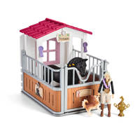 schleich HORSE CLUB paardenbox met Tori en Princess 42437 productafbeelding 3