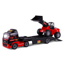Mammoet Toys Volvo vrachtwagen met oplegger en shovel - 1:16 productafbeelding 3