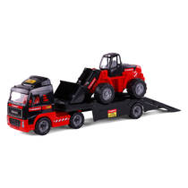 Mammoet Toys Volvo vrachtwagen met oplegger en shovel - 1:16 productafbeelding 6