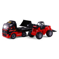 Mammoet Toys Volvo vrachtwagen met oplegger en shovel - 1:16 productafbeelding 4