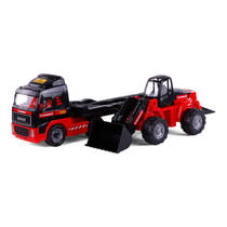 Mammoet Toys Volvo vrachtwagen met oplegger en shovel - 1:16 productafbeelding 5