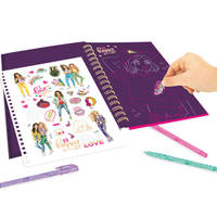 TOPModel Neon Doodle boek met gelstiften Main Image - 4