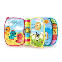 VTech Baby dierenvriendjes liedjesboek - blauw productafbeelding 2